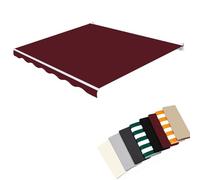 MACAGGTNTU Lona Recambio para Toldo De Jardín 200x150cm 350x250cm 360x300cm Tela De Repuesto para Toldo Retráctil Cubierta De Toldo De La Sombra De Sol(Burgundy,16x10ft/500x300cm)