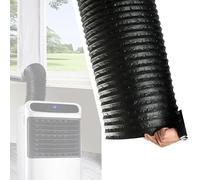 MACAGGTNTU Manguera De Salida De Aire Flexible Manguera De Escape Lámina De Aluminio Para Aire Acondicionado, Extractor, Campanas De Humos Sistema De Ventilación(L 5m(16ft),D 25cm(10"))