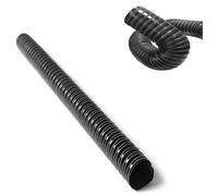 MACAGGTNTU Manguera De Silicona Flexible Negro 51 63 80 89 102 152 305mm Manguera De Salida De Aire Flexible Tubo Ventilación Para Automotriz(4m/13.1ft,305mm)