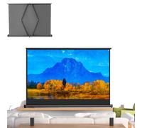 MACAGGTNTU Pantalla De Proyección Manual Retráctil 20 30 Pulgadas Pantalla De Proyector De Mesa Pantalla De Película Pequeño, Pantalla Proyección Desde El Suelo(50inch-16:9)