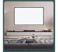 MACAGGTNTU Pantalla De Proyector Desplegable Manual 50" 60" 72" Pantalla De Película 4:3 16:9 HD Pantalla Proyector Enrollable para Exterior(4:3,50inch)