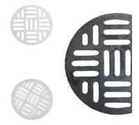 MACAGGTNTU Redonda Rejilla Desague Rejilla De Drenaje De Hierro Fundido 30 35 40 45 50cm Rejilla De Canal Cubierta De Alcantarillado De Metal(65cm(25.6"))