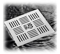 MACAGGTNTU Rejilla De Acero Inoxidable Canaleta Desague 15 20 25 30cm Filtro De Drenaje Cuadrado Rejilla De Drenaje De Agua De Lluvia Con Marco(60x60x3cm/23.6x23.6x1.2in)