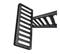 MACAGGTNTU Rejilla De Drenaje De Hierro Fundido 10x50 15x50cm Drenaje De Zanja Rejilla Rectangular Placa De Sistemas De Rejillas De Alcantarillado Para Garaje(500x200mm-20x8in)