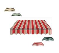 MACAGGTNTU Techo De Repuesto para Toldo Retráctil 3x2m 4x2m 5x3m Tela De Repuesto para Toldo para Patio Balcón Jardín Exterior, Cubierta De Toldo Impermeable(Stripe 2,3.5x2m/12x6.5ft)