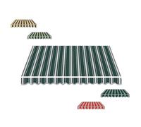 MACAGGTNTU Techo De Repuesto para Toldo Retráctil 3x2m 4x2m 5x3m Tela De Repuesto para Toldo para Patio Balcón Jardín Exterior, Cubierta De Toldo Impermeable(Stripe 3,7x4m/23x13ft)