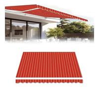 MACAGGTNTU Toldo De Lona Recambio Tela De Repuesto para Toldo Retráctil De Patio 2.5x2m 3x2.5m 3.6x3m 4x3m Cubierta De Repuesto para Toldo(Red,8.2x6.5ft/250x200cm)