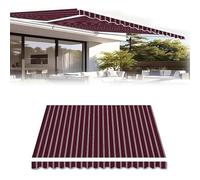 MACAGGTNTU Toldo De Lona Recambio Tela De Repuesto para Toldo Retráctil De Patio 2.5x2m 3x2.5m 3.6x3m 4x3m Cubierta De Repuesto para Toldo(Burgundy,8.2x6.5ft/250x200cm)