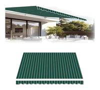 MACAGGTNTU Toldo De Lona Recambio Tela De Repuesto para Toldo Retráctil De Patio 2.5x2m 3x2.5m 3.6x3m 4x3m Cubierta De Repuesto para Toldo(Green,8.2x6.5ft/250x200cm)