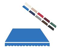 MACAGGTNTU Toldo Retráctil Recambio De Tela 200 240 300 350 400cm Cubierta del Toldo De La Sombra del Sol, Lona Recambio Jardín Patio Terraza Balcón(Blue,7.8x6.5ft/240x200cm)