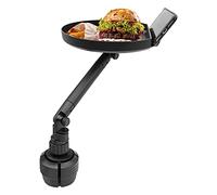 Macally - Bandeja de Mesa portavasos para Coche con Ranura para Smartphone