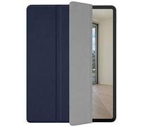 Macally Bookstand Pro 3S, Funda y Soporte para Apple iPad Pro de 11 Pulgadas (2018), Color Azul