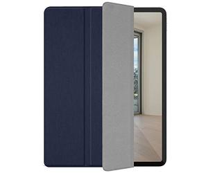 Macally Bookstand Pro 3S, Funda y Soporte para Apple iPad Pro de 11 Pulgadas (2018), Color Azul