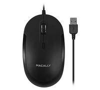 Macally DYNAMOUSE-B Macally DYNAMOUSE-B - Ratón óptico con 2 Botones, Rueda de Desplazamiento y botón dpi para Mac y PC, Color Negro ()