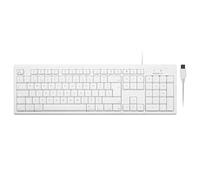 Macally QKEY-UK, Teclado extendido USB-A de 105 Teclas con Teclado numérico para Mac, diseño QWERTY inglés