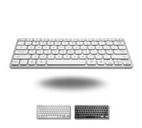 Macally Teclado Bluetooth para Mac, teclado multidispositivo premium, compatible con Apple teclado inalámbrico para MacBook Pro/Air, iMac, iMac Pro, Mac Mini, Mac Pro, iPad, portátil y PC