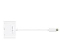Macally UCHDMI4K Adaptador Multipuerto de USB-C a USB-C/HDMI 4K y USB-A