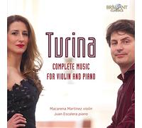 Turina: Complete Music for Violin and Piano [CD de audio]