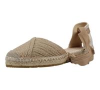 MACARENA - Sandalia de Esparto,espadril,Yute,Suela de Goma,Alpargatas,con los Dedos Cubiertos, para: Mujer Color: Natural Talla:38