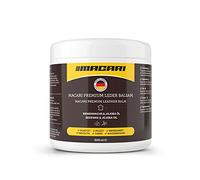 Macari Bálsamo de cuero para coche, muebles, chaqueta, bolsos, zapatos, sillín, grasa para cuero, bálsamo para cuero, tamaño: bálsamo de 500 ml
