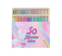 Macaron 50 Colors Colored Pencil Professional Pastel Drawing Pencils Colour Pencils Art Supplies for Artist
