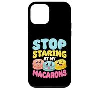 Macaron Lover Kawaii Design Stop Mirando Mis Macarons Carcasa para iPhone 12 Mini
