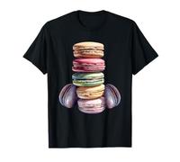 Macaron Tower Graphic For Girls Women and Baking Teacher Camiseta