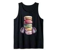 Macaron Tower Graphic For Girls Women and Baking Teacher Camiseta sin Mangas