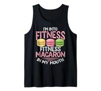 Macarons Amante Fitness Macaron En Mi Boca Macaron Camiseta sin Mangas