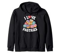 Macarons coloridos I Love Pastries Sudadera con Capucha
