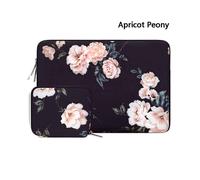 (MacBook Pro 14 pulgadas Albaricoque Peonía) Nueva funda para portátil MacBook HP Dell Lenovo Acer Bolsa para