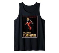 Macceroni Pianigiani Payaso Comiendo Espaguetis con Tenedor Camiseta sin Mangas