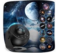 Macchiatto Proyector de cielo estrellado con 13 discos planetarios, cielo estrellado para dormitorio, proyector LED de cielo estrellado para niños