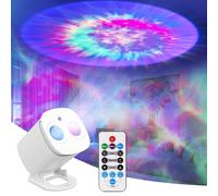 Macchiatto Proyector de Cielo Estrellado Sunset Lamp, LED 2 en 1 con Galaxias y Estrellas Reales, Infantil con 42 Modos, Temporizador, para Techo, Regalo para Niños y Adultos