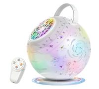 Macchina Delle Bolle Per Bambini - 15,5 cm Ricaricabile Rotazione Automatica 360° | Giocattolo A 10 Fori Con, Bubble Machine Per Feste Giardino Matrimoni Compleanni