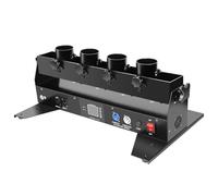 Macchina Per Coriandoli Elettronica Lanciatore professionale a 4 colpi con DMX512 e telecomando per effetti scenici, altezza del getto di 8-10 m per feste e matrimoni