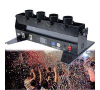 Macchina Per Coriandoli Elettronica Lanciatore professionale con 4 manipoli, pistola a getto portatile per concerti, feste, teatro, matrimoni
