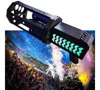 Macchina Per Coriandoli Elettronica Lanciatore professionale, portatile, con cinque tubi, elettrico, a LED, per effetti scenici da bar per matrimoni