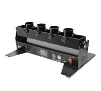 Macchina Per Coriandoli Elettronica Macchina lanciacoriandoli professionale con quattro cannoni da 150 W 512 con telecomando wireless per eventi, feste, club, matrimoni, concerti