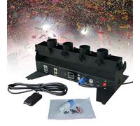 Macchina Per Coriandoli Lanciatore di portatile, matrimonio, 512, con 4 supporti, telecomando per Natale, effetti scenici, DJ, concerti, feste, compleanni