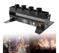Macchina Per Coriandoli Pistola lancia portatile, cannone elettrico professionale a 4 colpi, con telecomando, per DJ, feste, discoteche, matrimoni, palchi, concerti, eventi, spettacoli, Natale