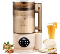 Macchina per Latte di soia, 1,5 litri, con Sistema a 12 Lame, Timer 24 Ore, coperchio insonorizzato, funzione di mantenimento in Caldo, macchina per Latte vegetale a Base di mandorle e soia.