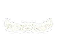 Macchioline per trucco Glitter per il Viso - Parches para maquillaje facial 15,6 cm x 5 cm | Decoraciones con parches de manchas impermeables, herramienta de maquillaje segura e inofensiva para