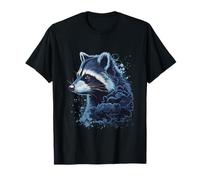 Maccoon Camiseta para Hombres Mujeres Azules De Animales Camiseta
