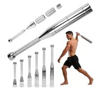 Macebell Ajustable 3-8 kg Indian Clubbell, Steel Mace Bell, Indian Club Pesas Ajustable, Antideslizant para Hogar y Gimnasio, para Entrenamiento de Fuerza de Hombres, Hombros, Agarre y Antebrazos