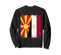 Macedonia del Norte Egipto Media Bandera Patrimonio Egipcio Macedonia Sudadera