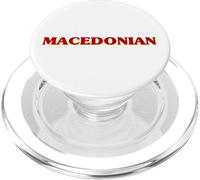 Macedonian DNA Roots Aesthetic Nationality Pride Heritage PopSockets PopGrip para MagSafe