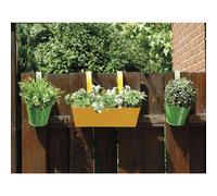 Maceta 2er Verde 16cm Colorido Moderno Plantas Jardín Jardinero Verano Nuevos