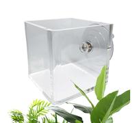 maceta acrílica moderna - de ventana transparente | Maceta para verduras rectangular, maceta suculenta interior con agujero de drenaje, contenedor de jardín doméstico