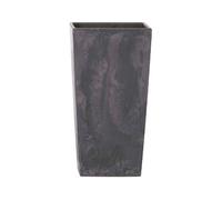 Maceta alta 35 l prosperplast urbi square effect de plástico con depósito en color antracita, 55 (alto) x 29,5 (ancho) x 29,5 (profundo) cms